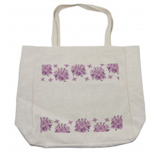 Romantic Lilac Garden Shopping Bag