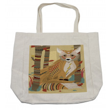 Fluffy Fox in the Forest Shopping Bag