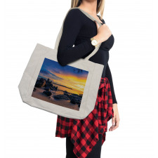 Horizon Sky Beach View Shopping Bag