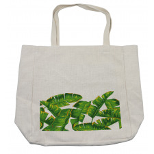 Vibrant Tropical Foliage Shopping Bag