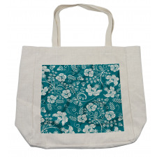 Floral Romantic Beams Shopping Bag