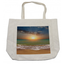 Idyllic Beach Scenery Shopping Bag