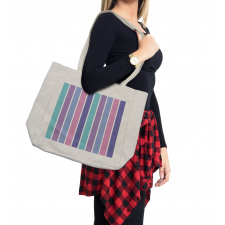 Polka Dot with Stripes Shopping Bag