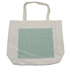 Sea Inspired Floral Shopping Bag