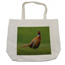Pheasant Long Tail Meadow Shopping Bag