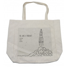 Dream Space Lover Words Shopping Bag