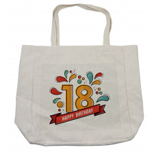 Eighteenth Birthday Shopping Bag