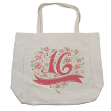 Floral 16 Shopping Bag