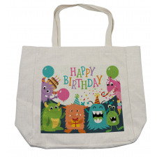 Monster Birthday Shopping Bag