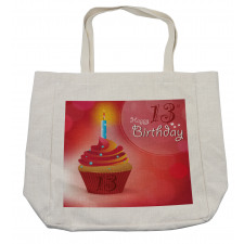 Cupcake 13 Shopping Bag