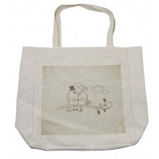 2 Birds Love Shopping Bag