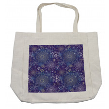 Snowflakes Xmas Art Shopping Bag