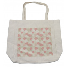 Soft Spring Floral Motif Shopping Bag
