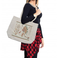 Tribal Chief Headdress Shopping Bag