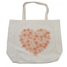 Heart Shaped Blossoms Shopping Bag