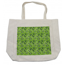 Tea Time Daisy Blooms Shopping Bag