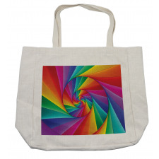 Abstract Art Vivid Swirl Shopping Bag