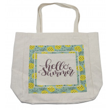 Yellow Pineapples Shopping Bag