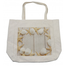 Rustic Wooden Backdrop Shopping Bag