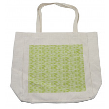 Hand Drawn Wave Pattern Shopping Bag