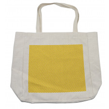 Striped Simple Motif Shopping Bag