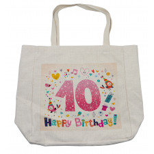 10 Years Kids Birthday Shopping Bag