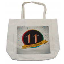 11 Year Retro Style Shopping Bag