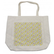 Pastel Summer Flowers Shopping Bag