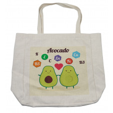 Funny Food Vitamins Shopping Bag