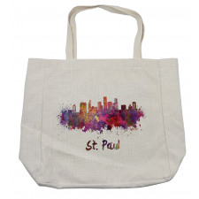 Saint Paul Skyline Shopping Bag