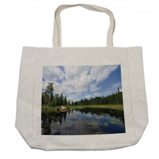 Forest River Scenery Shopping Bag