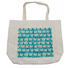 Cartoon Snails Leaves Shopping Bag