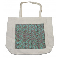 Silhouette Foliage Leaves Shopping Bag