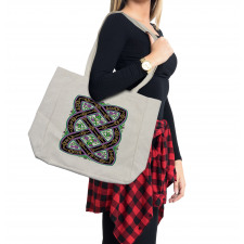 Celtic Ornamental Motif Shopping Bag