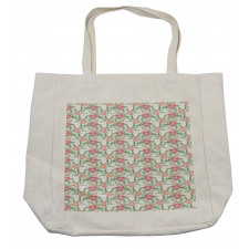 Hand Drawn Ornamental Blossom Shopping Bag