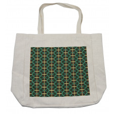 Crossed Mosaic Shopping Bag