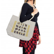 Grey Animal Shopping Bag