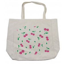 Cherries with Smiling Faces Shopping Bag