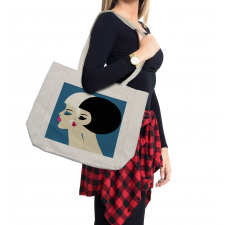 Bob Haircut Twin Ladies Shopping Bag