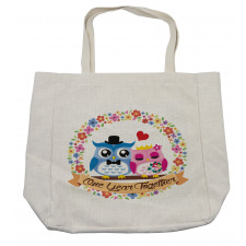 Year Lovers Owls Shopping Bag