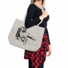 Animal Tribal Elements Shopping Bag