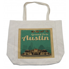 Grand Prix Texas Racing Car Shopping Bag