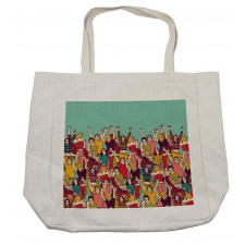 Youthful Polka Dotted Tshirts Shopping Bag