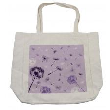 Botany Purple Tone Shopping Bag