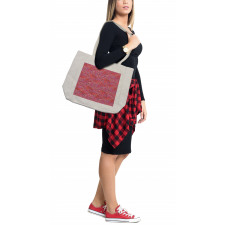 Geometrical Crossing Lines Shopping Bag