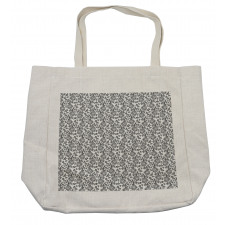 Floral Ornamental Design Shopping Bag