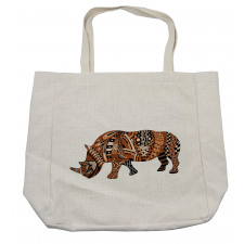 Assortment of Motifs Shopping Bag