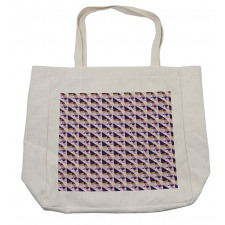 Angular Design Triangles Shopping Bag