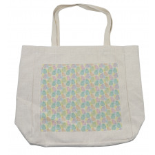 Colorful Exotic Pineapples Shopping Bag