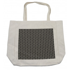 Retro Grunge Lines Shopping Bag